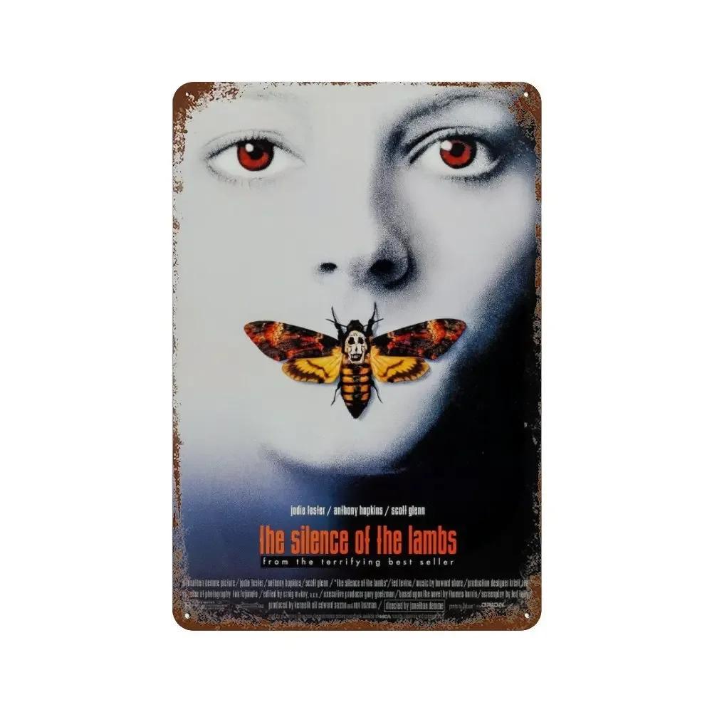 Retro Movie Metal Sign Classic American Films Wall Plate Poster Perfect for Bar Club and Home Decor