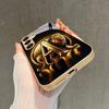 Lion letter A pattern glass phone case suitable for Samsung Galaxy S26 S25 S24 S22 S21 S20 FE/Ultra/Plus anti fall back cover