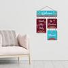 Willkommenszitat Dekorative Wandkunst MDF Holz Wandhänger für Wohnzimmer | Schlafzimmer | Heimdeko | Büro | Geschenk| Wandbehang zur Heimdekoration