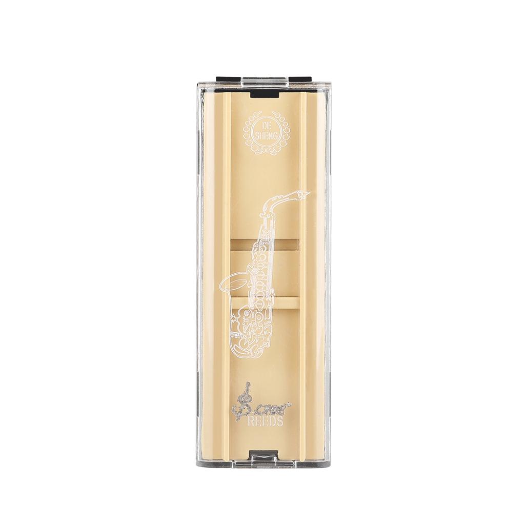 M MBAT Two pcs Portable Sax Reed Box Clarinet Reed Protection Box General Tools for Saxophone Music Instrument Accessories Hold