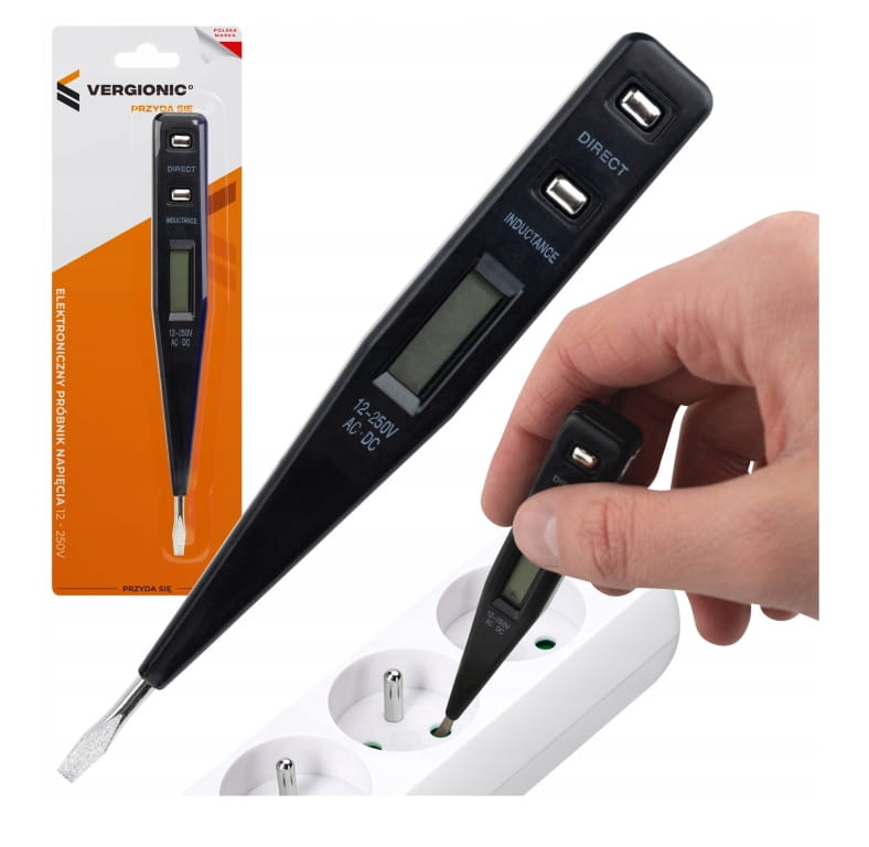 Electronic voltage tester 12250V meter tester