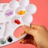 Art Palettes, Paint Palettes, Painting Palettes, Multi-compartment Palettes, Clover-shaped Palettes, Art Supplies