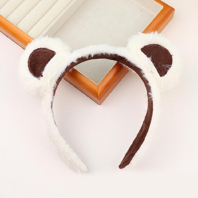 Bear Headbands Hairband Hair Hoop for Women and Girls Plush Hair Accessories
