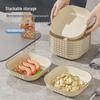 INS Style quadratisches Snackteller-Set mit silbernem Gestell