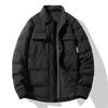Warm Down Jacket Men's Lapel Dad Top Cold-resistant% White Duck Down Jacket