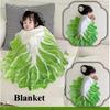 Nap Blanket Cabbage Dumpling Blanket Indian Fritter Blanket Pancake Blanket Air Conditioning Cover Blanket Office Single Burrito Blanket