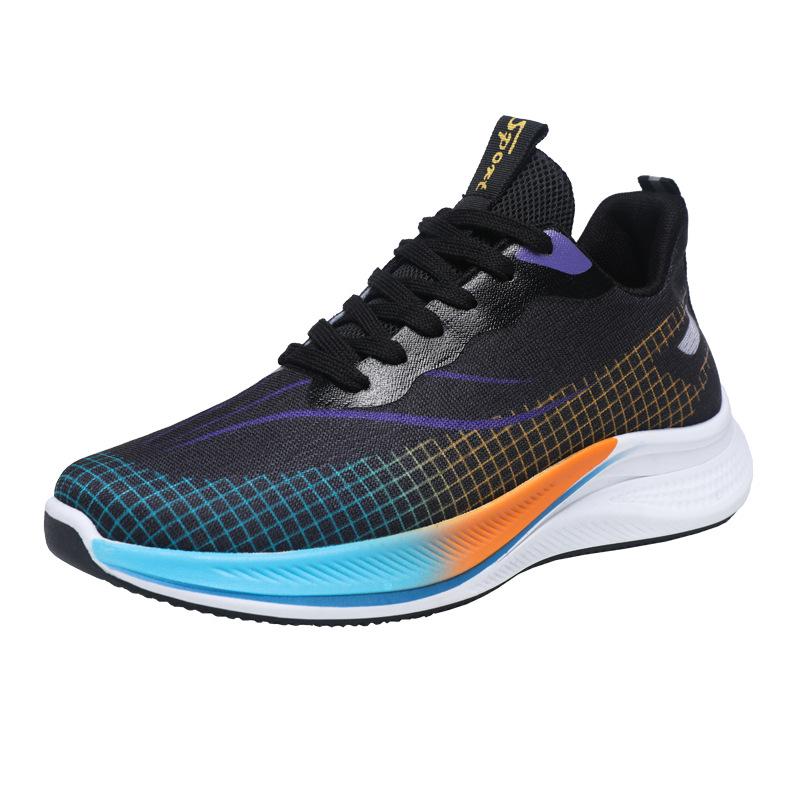 Summer new mesh men's sports shoes breathable casual outdoor running shoes fashionable versatile men's shoes