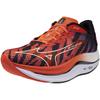 Mizuno Wave Rebellion Flash 2 Running Shoes, Jogging, Marathon, Training, Sports, Lightweight, Resilient, Thick Sole, Akaoni x Aooni, Size 22.5 cm, 2E