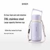 Buydeem 1000ml 316L Stainless Steel Dual-Use Insulated Bottle