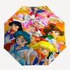 1pc Sailor Moon Umbrella Automatic Opening Closing, Portable 3-Fold Design, 8-Bone Iron Frame, Outdoor Umbrella, Ideal Gift for Fans, Travelers, Daily