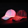 Neue LED-Mütze, wiederaufladbare Baseball-Entenschnabelmütze für Männer und Frauen, für Outdoor-Street-Aufnahmen, Tanzpartys
