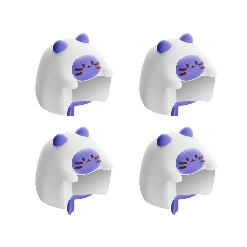 

4 шт. ПВХ Защитная накладка на угол стола Мягкая угловая защита от столкновений Для защиты детей Cat