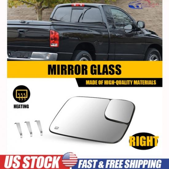 

Дзеркальне скло для буксирування для 2005-2008 Dodge Ram 1500 Ram 2500 Ram 3500 Праве з підігрівом