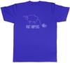 Funny Knit Happens Unisexs TShirt Sheep with Wool Yarn Tee Gift