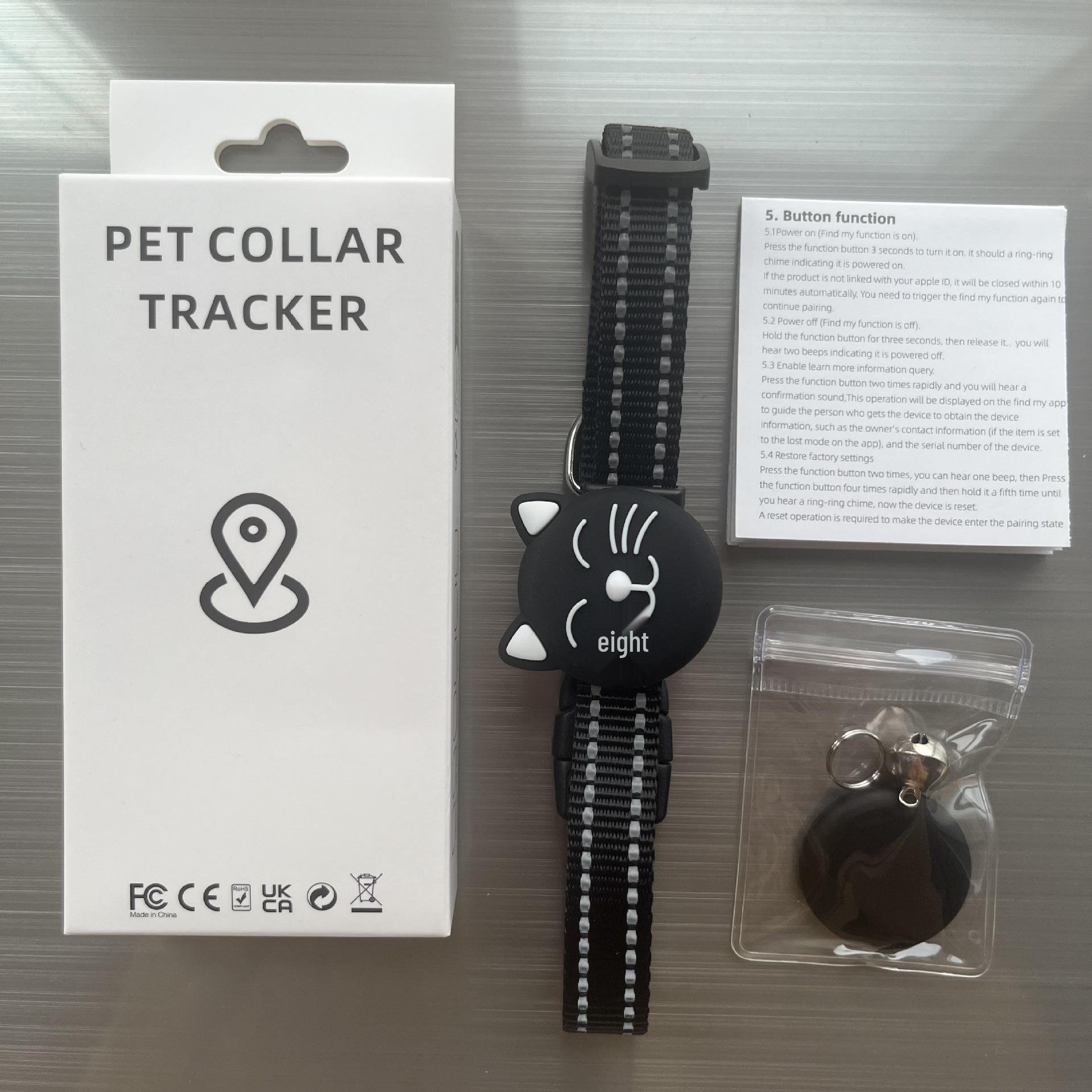 

Waterproof AirTag Pet Collar GPS Tracker for Cats & Dogs