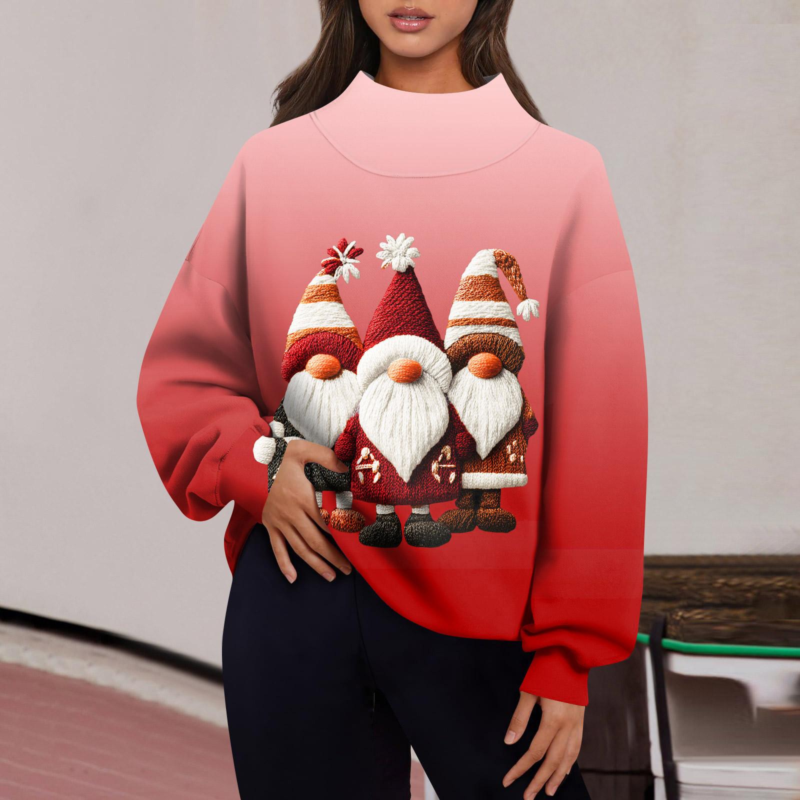 

Женский свитшот спортивный фланелевый свитшот с длинным рукавом топ повседневный свитшот с V-образным вырезом XL арбуз красный