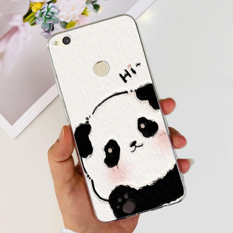 For Huawei P8 Lite 2017 Case Honor 8 Lite Luxury Painted Cover Clear Silicone Soft TPU Phone Case For Huawei GR3 2017 Back Cover