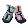 Soft Dog Net Shoes Breathable Dog Walking Boots Pet Supplies Mesh Pet Shoe Cover  Indoor