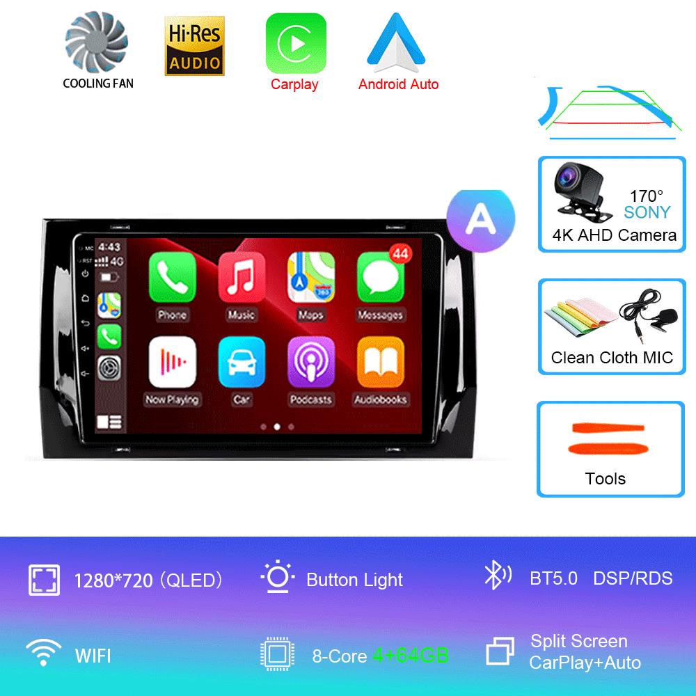 Android 14 Car Radio For Skoda Kodiaq 2016 - 2021 Karoq NU7 2017 - 2021 Multimedia Video Player Navigation stereo GPS Andro
