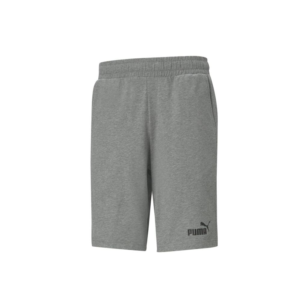 PUMA Essentials Jersey Shorts Men Bottoms Grey 586706-03