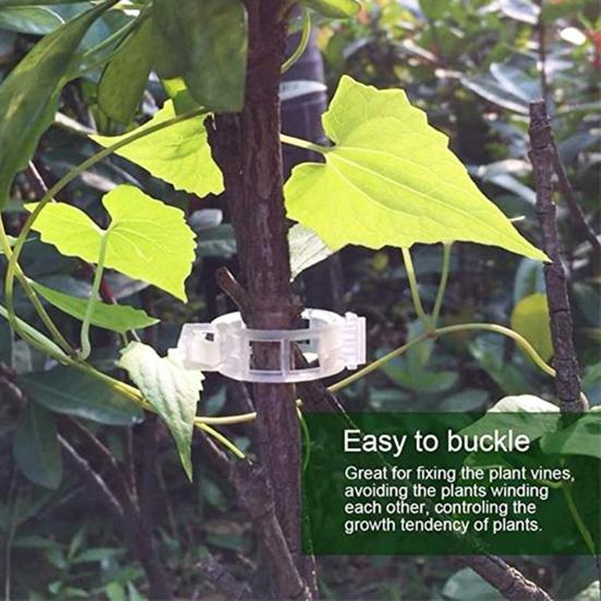 100/200/300/500 buc Agrafe de suport pentru plante pentru grădină, ușor de utilizat, cu aplicație largă, pentru plante, tomate, viță de vie, cleme de fixare pentru legume