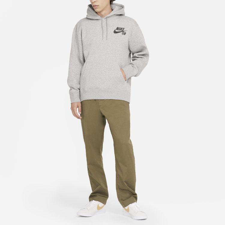 Nike SB Icon Pullover Hoodie Men Hoodie Dark-Hemp-Grey CW7065-063