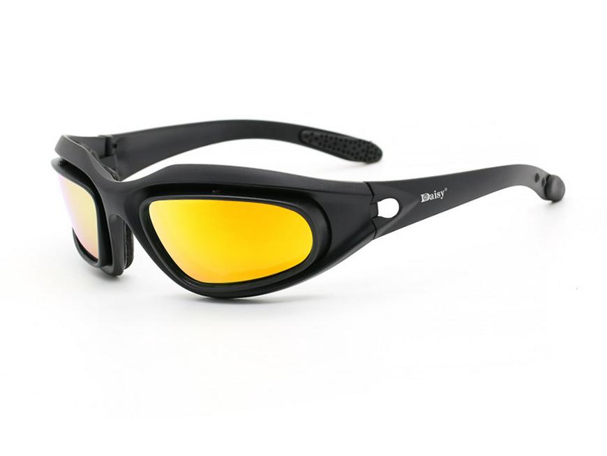 Daisy C5 Tactical Goggles: Windproof, Sandproof, Military-Grade Night Vision & Impact-Resistant Cycling and Shooting Glasses
