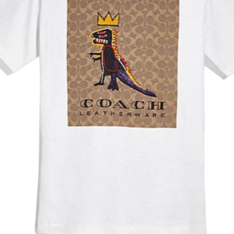 COACH x JEAN MICHEL BASQUIAT SS23 T Shirt Men's 6669-WHT