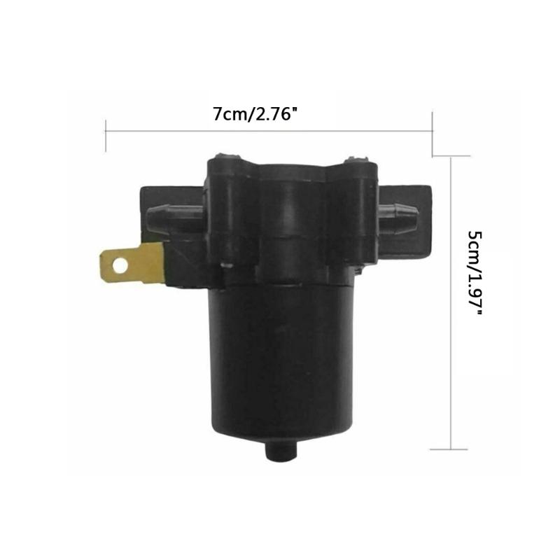 Car Vehicle Front Windshield Washer Motor Pump Automotive Glass Cleaning Maintenance Universal Fit for Car Van Truck 12V