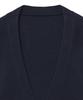Noirer Essential Loose Fit V-Neck Cardigan (Navy)