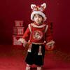 2026 New Year Hanfu Boys Festive Tang Suit - Winter Solstice First Birthday Formal Wear Set