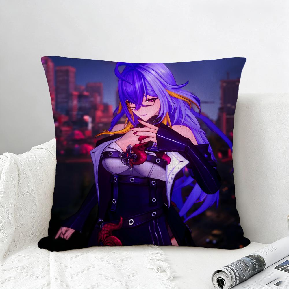 Game Neverness to Everness Cushion Cover Natural Linen Pillowcase Set AllinOne Decor for Sofa Bedroom Chair