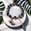 Daisy Popcorn Beaded Bracelet: Elegant Women's Hand Jewelry
