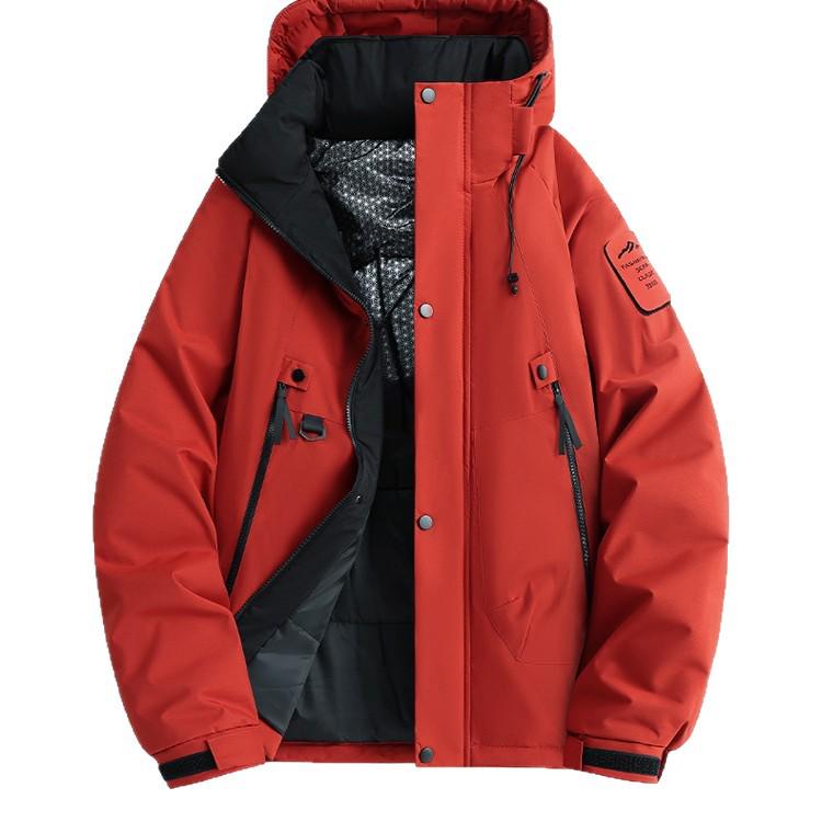 Men's New Winter Graphene Thickened Warm Hooded Jacket - Trendy Cotton Coat for Couples