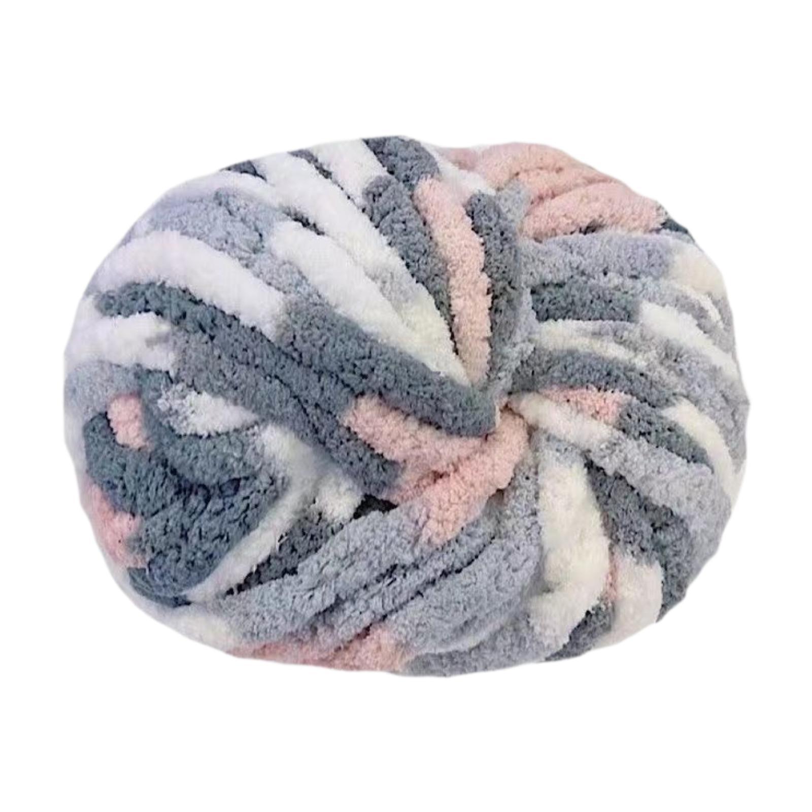 Chunky Crochet Yarn Polyester Blanket Yarn for Knitting Beginners Shawl