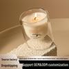 Luxury Soy Wax Aroma Candle In Glass Cup - Long-Lasting Fragrance for Bedroom, Wedding, or Birthday Gift