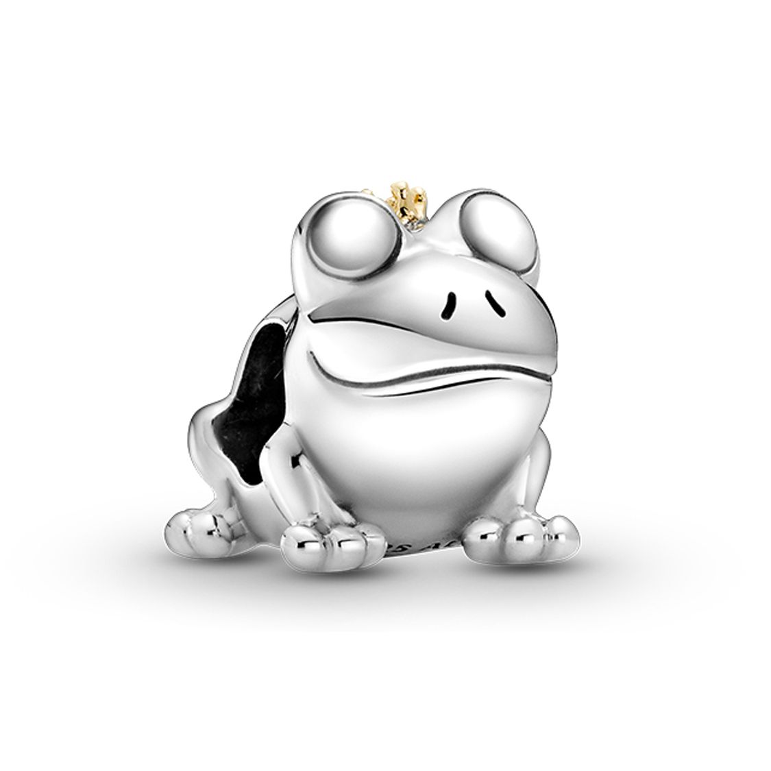 Pandora Two-Tone Frog Prince Charm Men Charm Silver 799342C00 Silver,F
