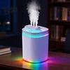 High Mist Output Humidifier Top Fill Cool for Bedroom 3L Large Capacity Quiet Tank Air with Night Light Baby Nursery Plants Indoor Room