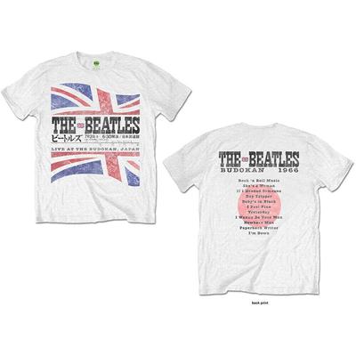 The Beatles Bílý Budokan Setlist Unisex Tričko