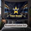Custom Name Text Tapestry,North Queensland Cowboys Decorative Wall Hanging, Background Tapestry For Home Bedroom