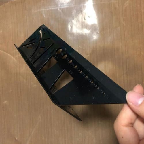 Measuring Ruler Tool, Carpenter's Square Ruler, Woodworking Degree Ruler, Miter Angle Measurement, Size Ruler Gauge, Woodworking Layout Tool, Measurin