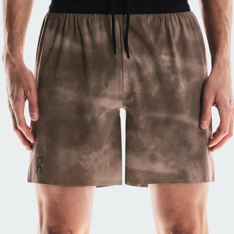 On Performance Shorts AOP Soft Comfortable Skin-Friendly Versatile Casual Shorts Men Shorts Graphite-Gray 1MF10301933