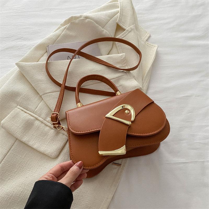 This Year's Popular Fashion Korean Version of the Foreign Style Internet Celebrity Handbag 2025 New Versatile Ins Crossbody Bag Small Square Bag Girl