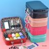 Wedding & Dowry Needle & Thread Box: Large, Multifunctional, Portable Sewing Kit for Household Use