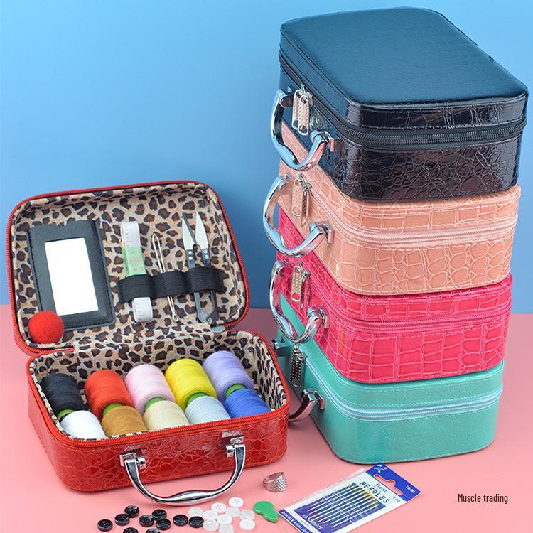 Wedding & Dowry Needle & Thread Box: Large, Multifunctional, Portable Sewing Kit for Household Use