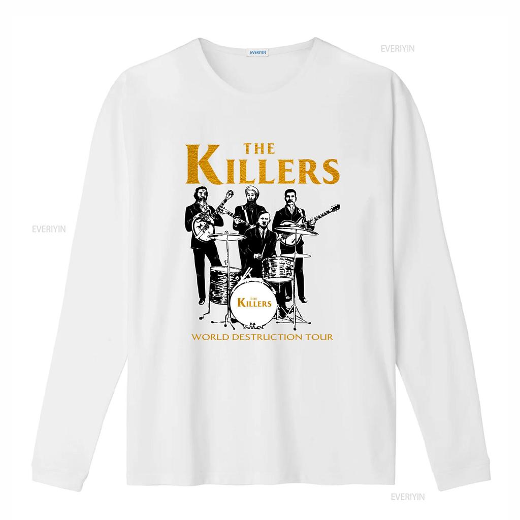 The Killers Band Alt Rock Tour Mondiale Distruzione Brandon Flowers Maglietta S 234XL SG417 vintage Lavata Casual streetwear