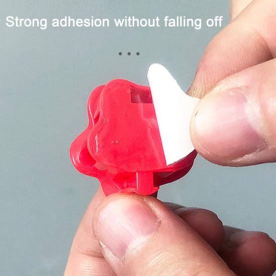 50 stk Plantestammeholder Roseformet veggklatreplante vinrankeholder Veggmontert Gjenbrukbare vinrankefesteklemmer for innendørs utendørsplanter