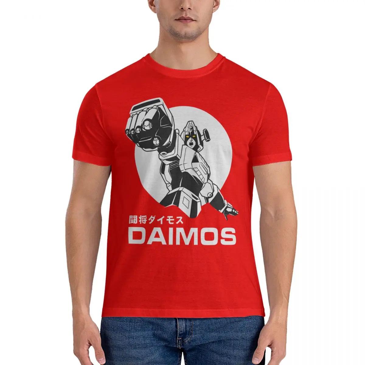 

Leisure Daimos TShirt for Men Round Collar 100 Cotton T Shirts Voltes V Short Sleeve Tees Adult Clothing S