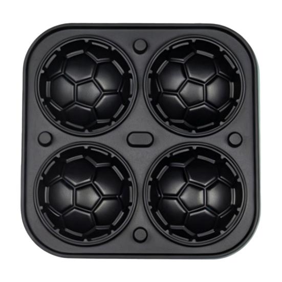 Soccer Ball Ice Cube Tray, World Mug Shape Silicone Mold for Freezer & Oven, Easy Release Non-Stick BPA-Free Chocolate Jelly Candy Mold