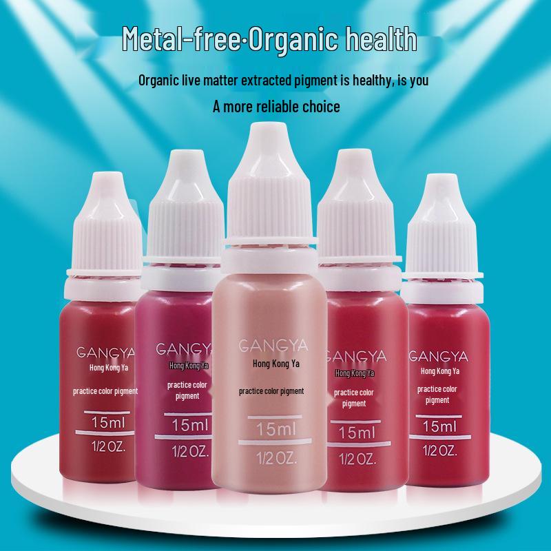 Gangya Semi-Permanent Makeup Pigment for Brows, Lips & Eyeline - Beginner Kit